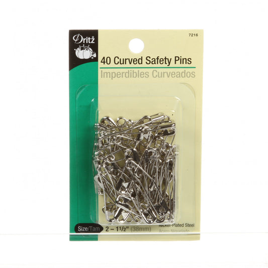 Curved Safety Pin Size 2 - 1 1/2 In