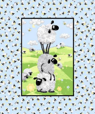 Lewe the Ewe Quilt Panel