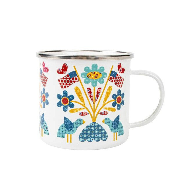 Lori Holt Enamel Tin Mug