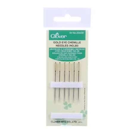 Clover Gold Eye Chenille Needles