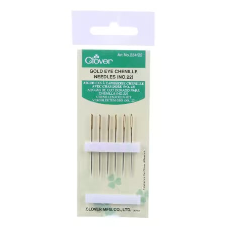 Clover Gold Eye Chenille Needles